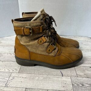 UGG Cecile duck boot brown size 7